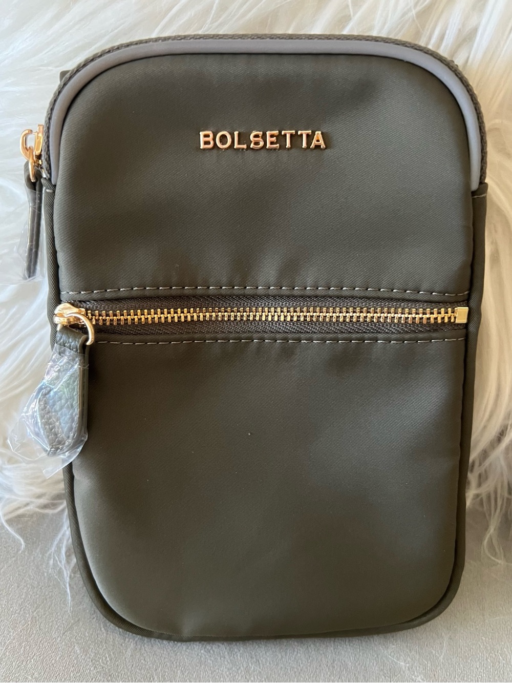 Bolsetta Olive Green Mini Magnetic Bag